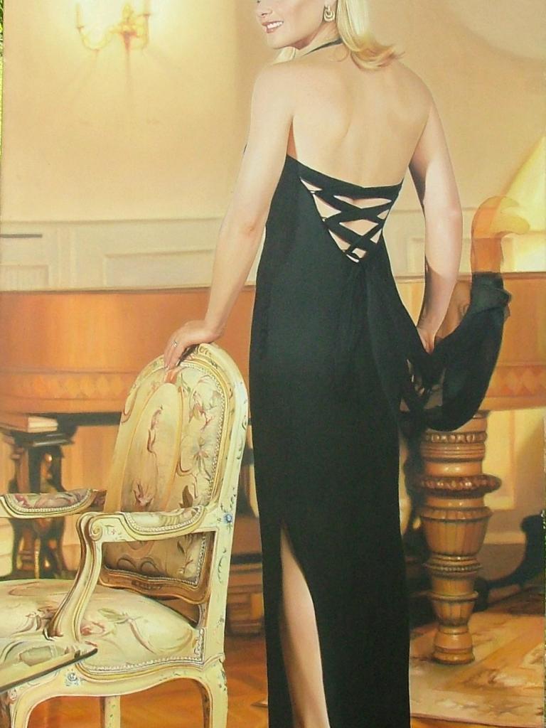 Kimberly Paige Painting Oil on Canvas Size: 180x110 cm Private Collection